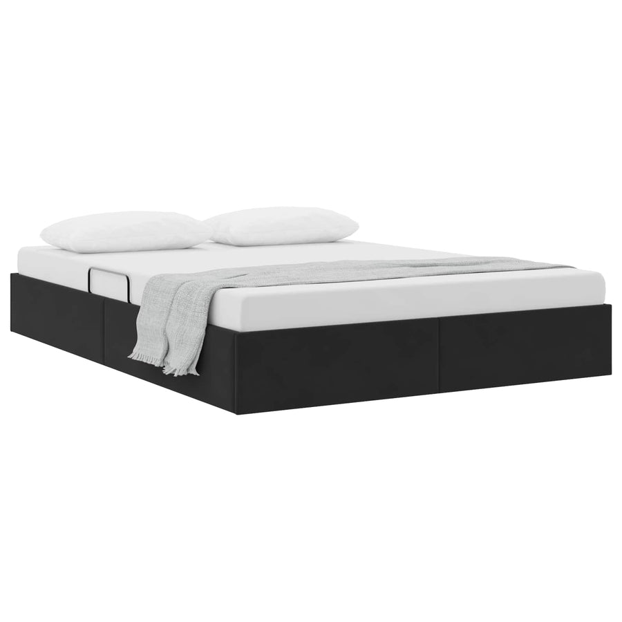 Ottoman Bedframe met Opslag met opslag Fluweel