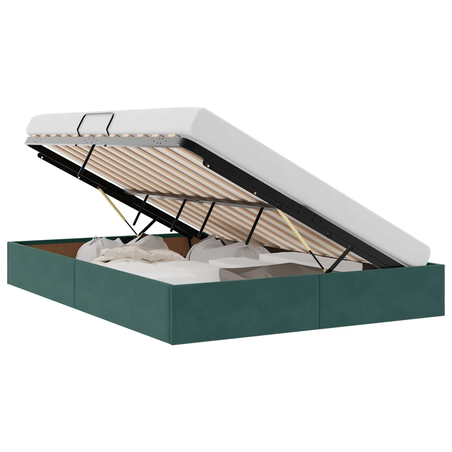 Ottoman Bedframe met Opslag met opslag Fluweel