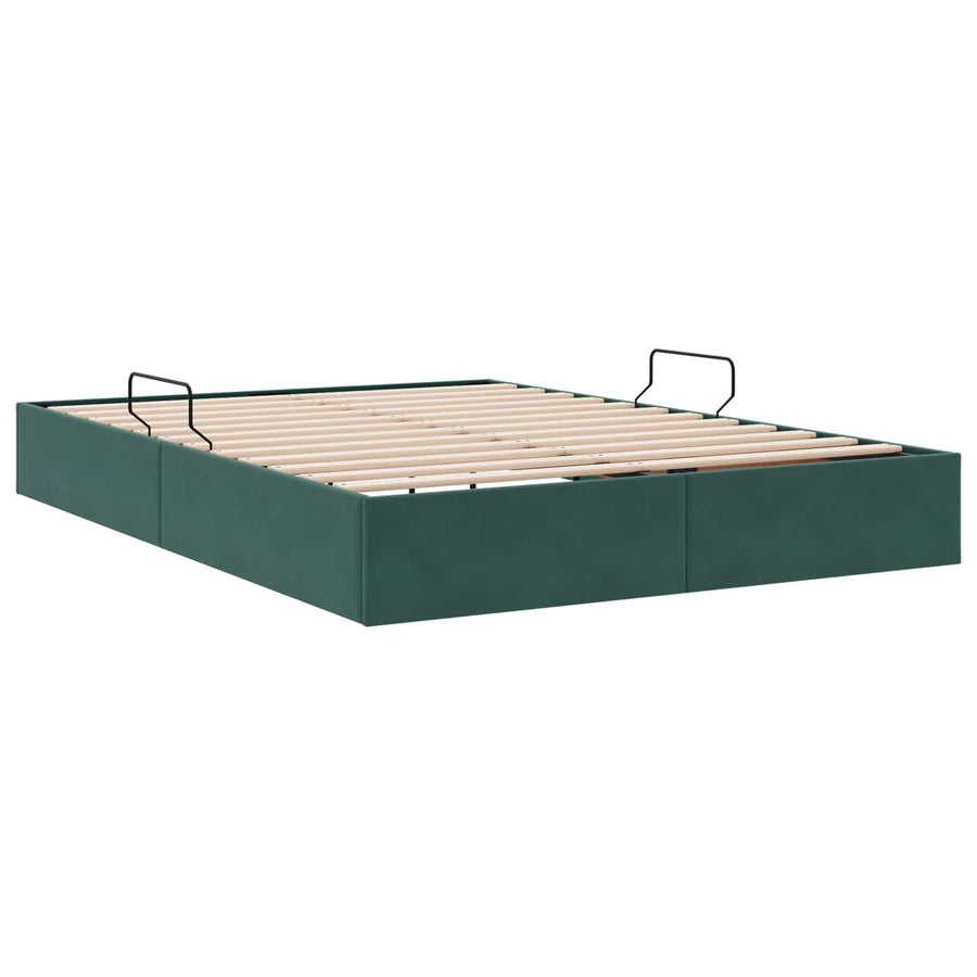 Ottoman Bedframe met Opslag met opslag Fluweel
