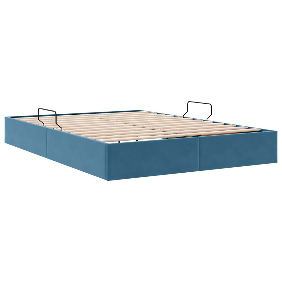 Ottoman Bedframe met Opslag met opslag Fluweel