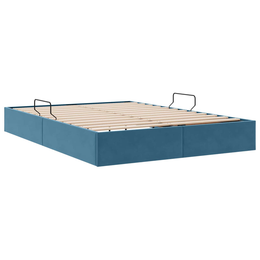 Ottoman Bedframe met Opslag met opslag Fluweel