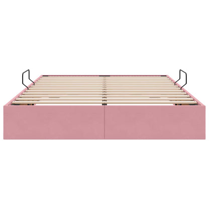 Ottoman Bedframe met Opslag met opslag Fluweel