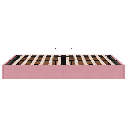 Ottoman Bedframe met Opslag met opslag Fluweel