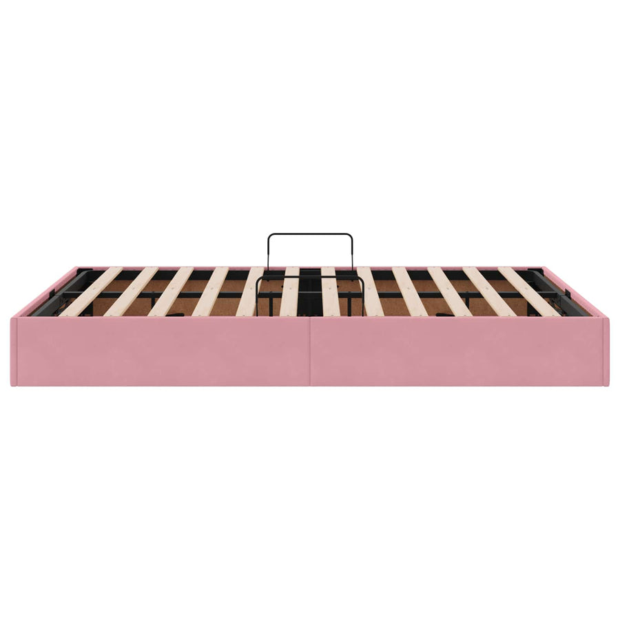 Ottoman Bedframe met Opslag met opslag Fluweel