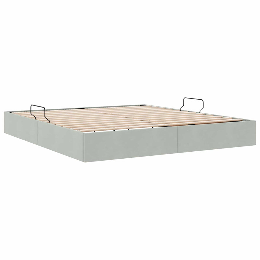 Ottoman Bedframe met Opslag met opslag Fluweel
