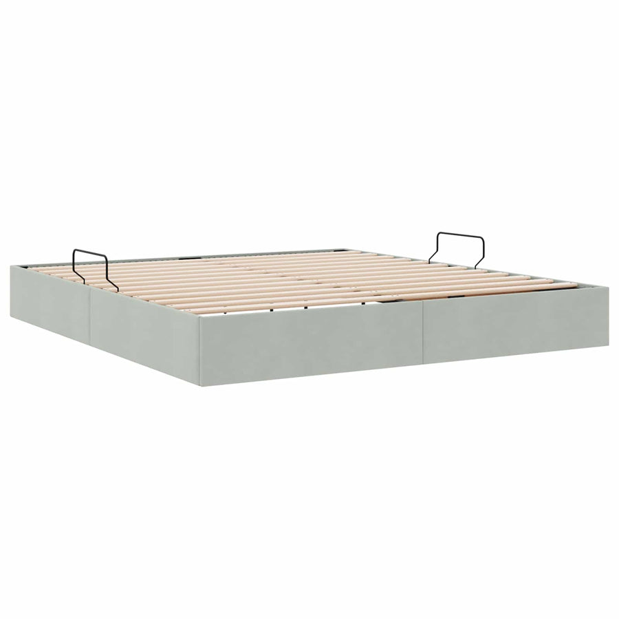 Ottoman Bedframe met Opslag met opslag Fluweel