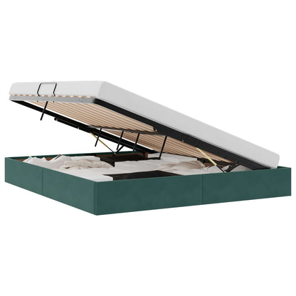 Ottoman Bedframe met Opslag met opslag Fluweel
