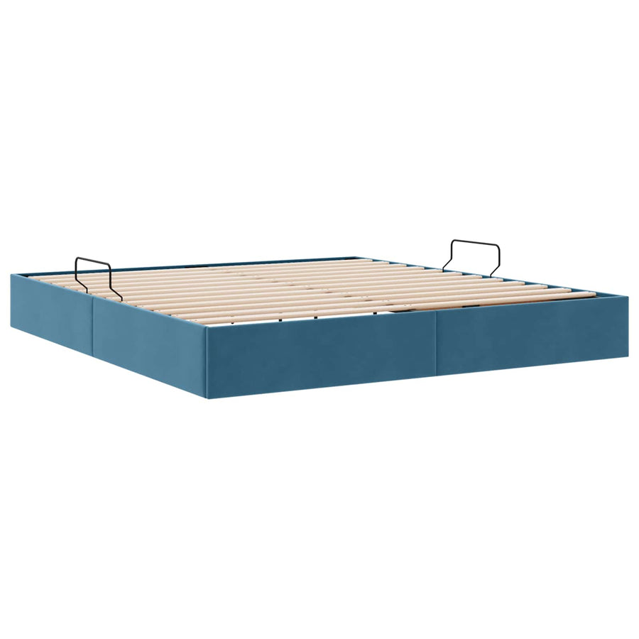 Ottoman Bedframe met Opslag met opslag Fluweel