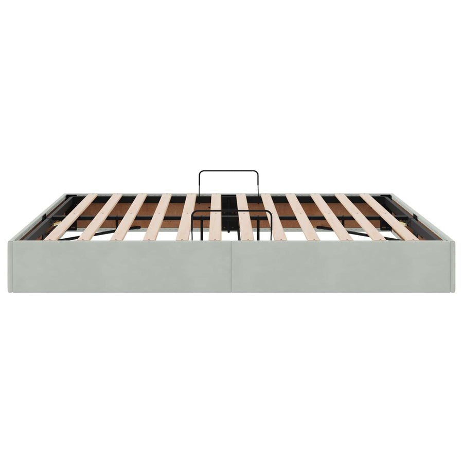 Ottoman Bedframe met Opslag met opslag Fluweel