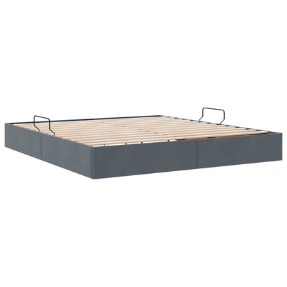 Ottoman Bedframe met Opslag met opslag Fluweel