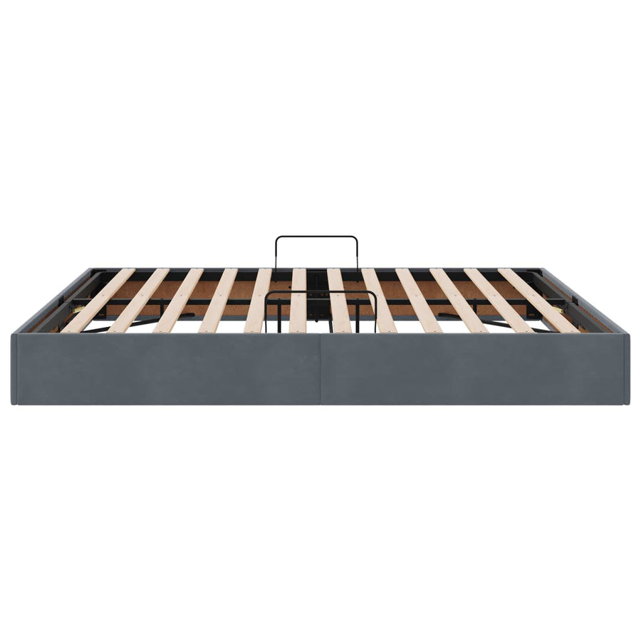 Ottoman Bedframe met Opslag met opslag Fluweel
