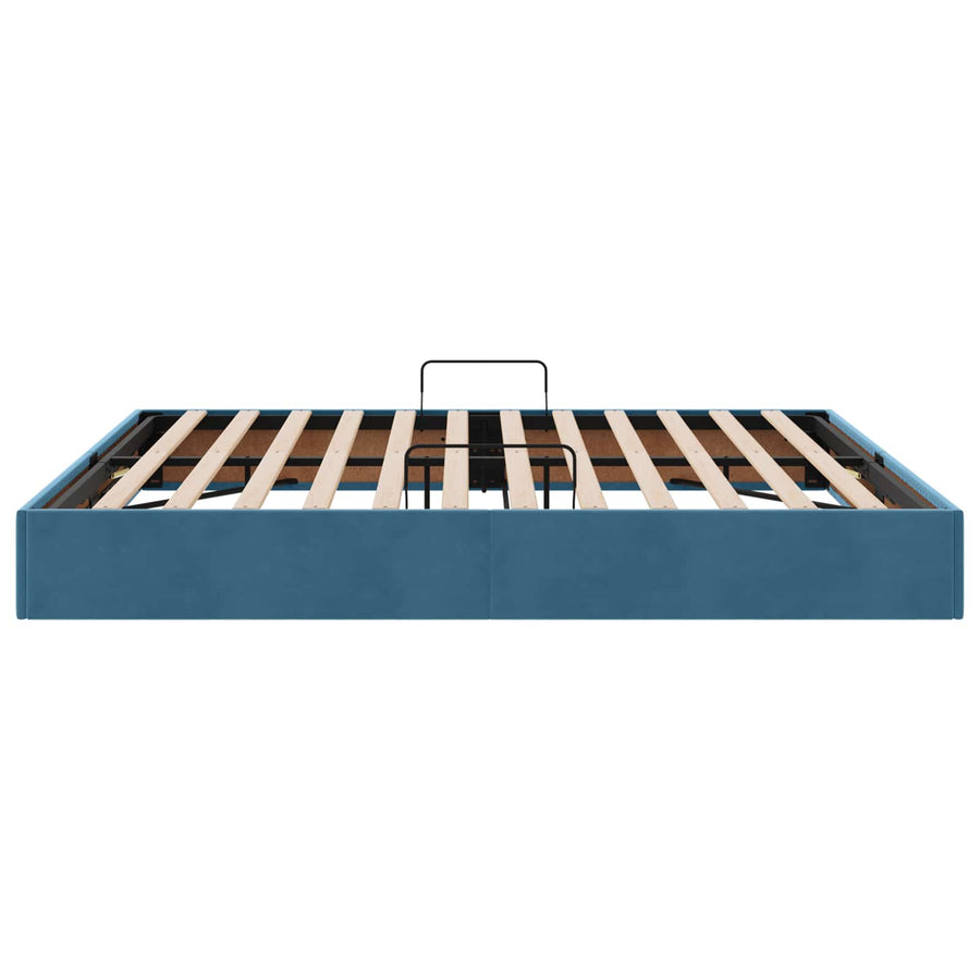 Ottoman Bedframe met Opslag met opslag Fluweel