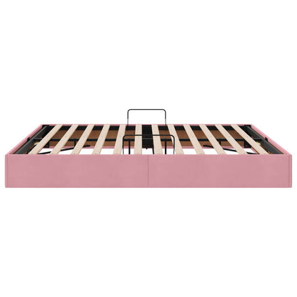 Ottoman Bedframe met Opslag met opslag Fluweel