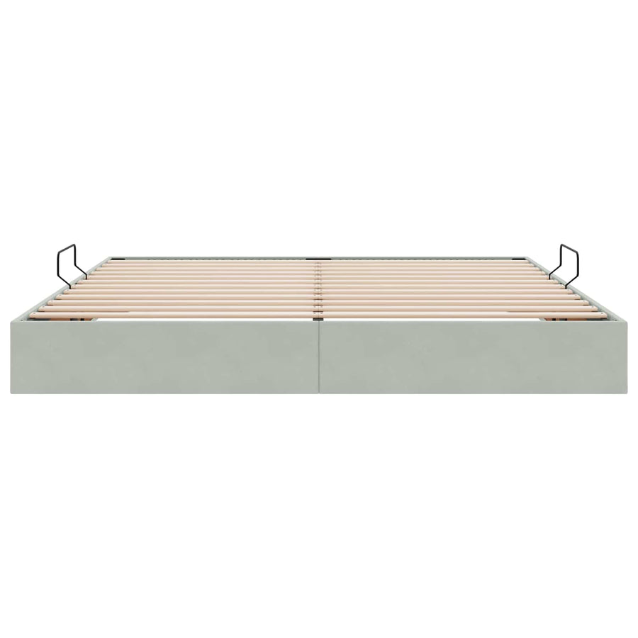 Ottoman Bedframe met Opslag met opslag Fluweel