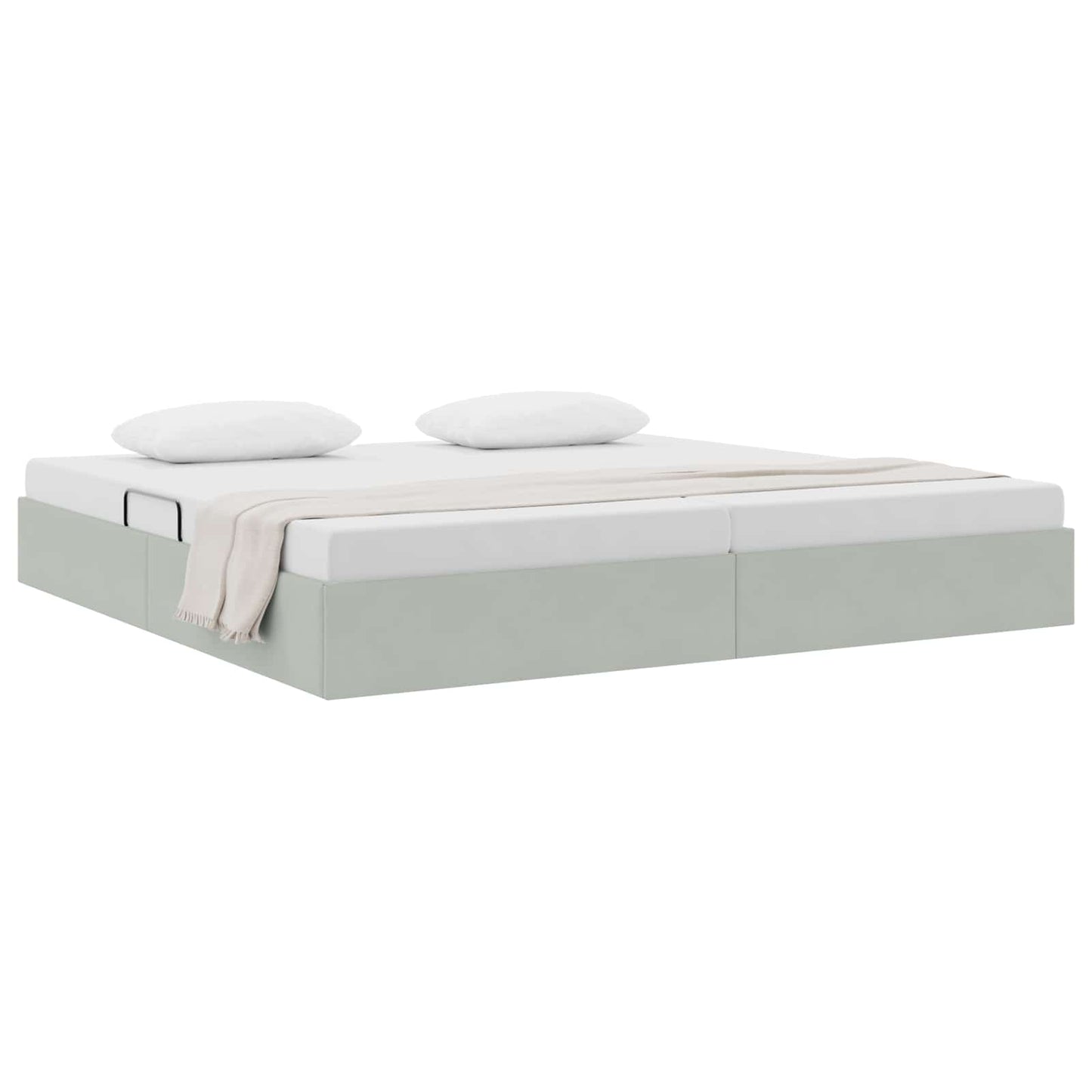 Ottoman Bedframe met Opslag met opslag Fluweel