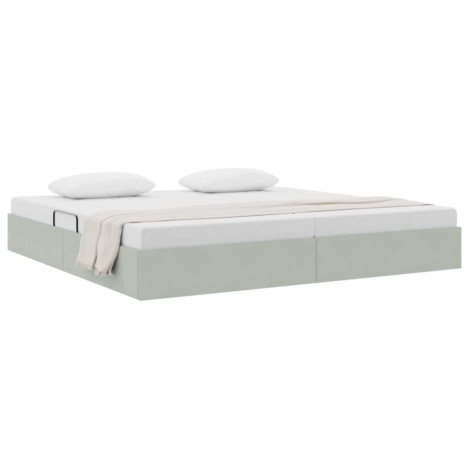 Ottoman Bedframe met Opslag met opslag Fluweel