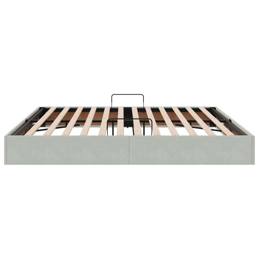 Ottoman Bedframe met Opslag met opslag Fluweel