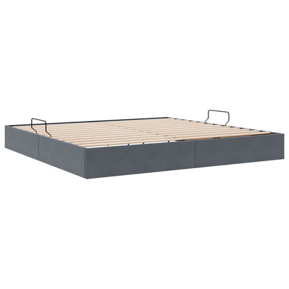 Ottoman Bedframe met Opslag met opslag Fluweel