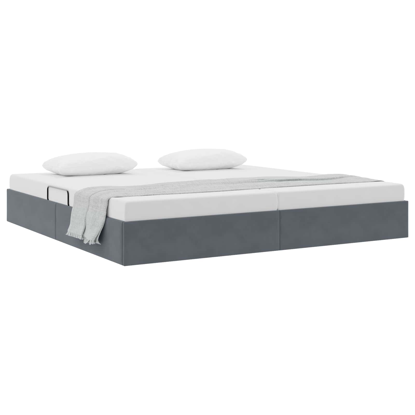 Ottoman Bedframe met Opslag met opslag Fluweel