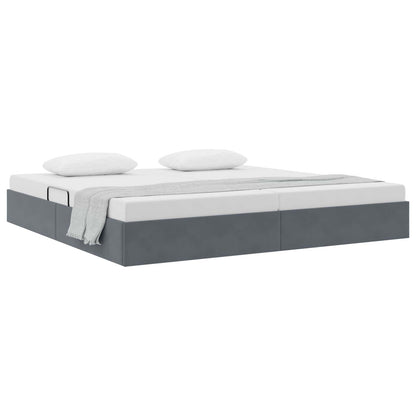 Ottoman Bedframe met Opslag met opslag Fluweel