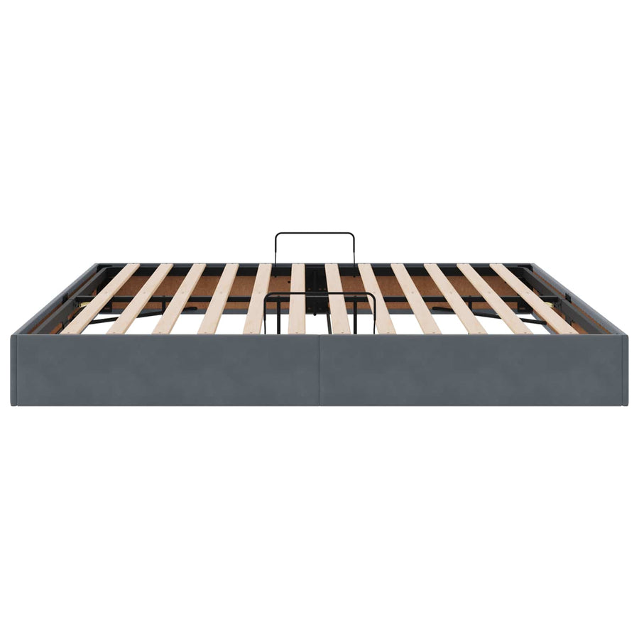 Ottoman Bedframe met Opslag met opslag Fluweel