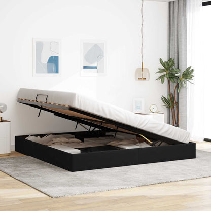 Ottoman Bedframe met Opslag met opslag Fluweel