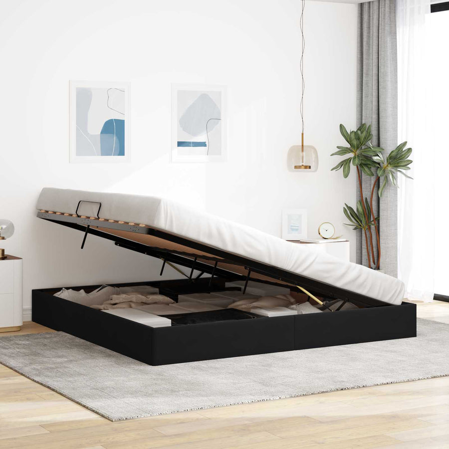 Ottoman Bedframe met Opslag met opslag Fluweel