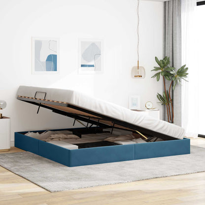 Ottoman Bedframe met Opslag met opslag Fluweel