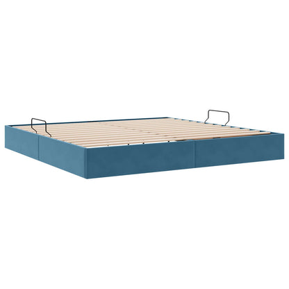 Ottoman Bedframe met Opslag met opslag Fluweel