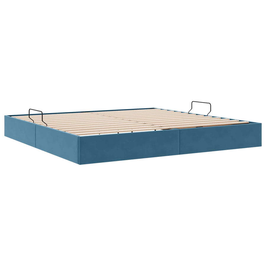 Ottoman Bedframe met Opslag met opslag Fluweel