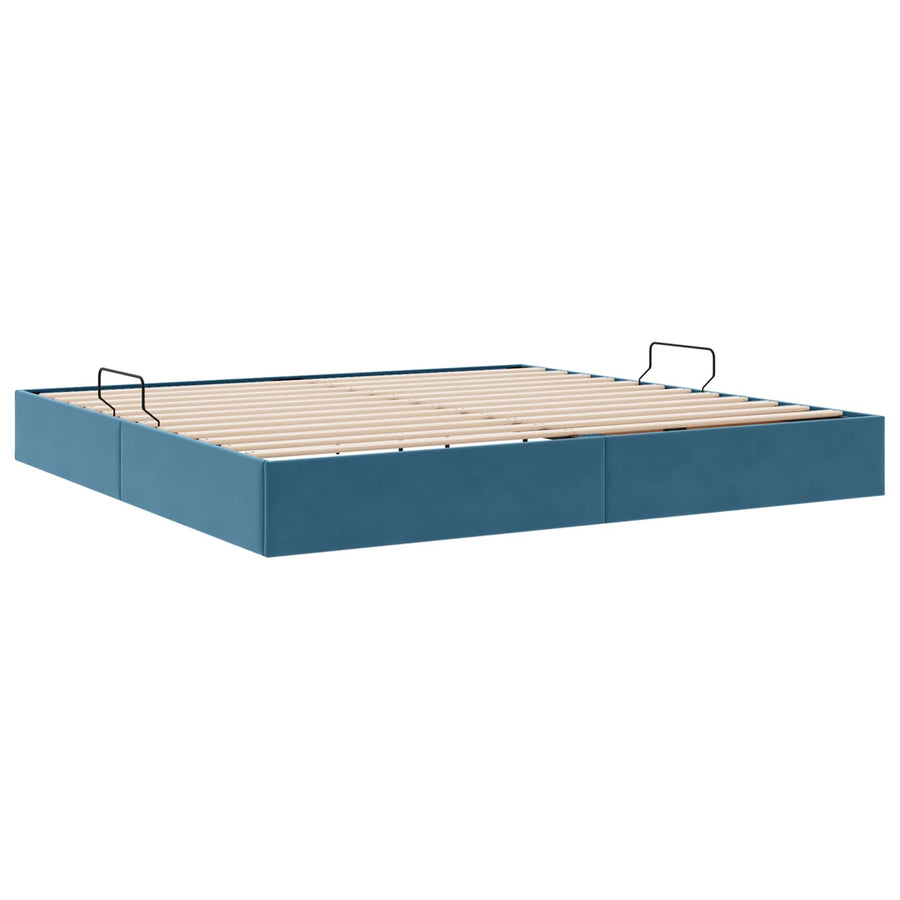 Ottoman Bedframe met Opslag met opslag Fluweel