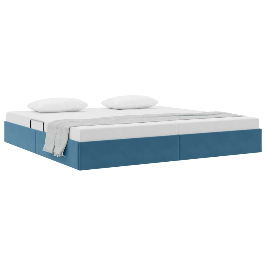 Ottoman Bedframe met Opslag met opslag Fluweel