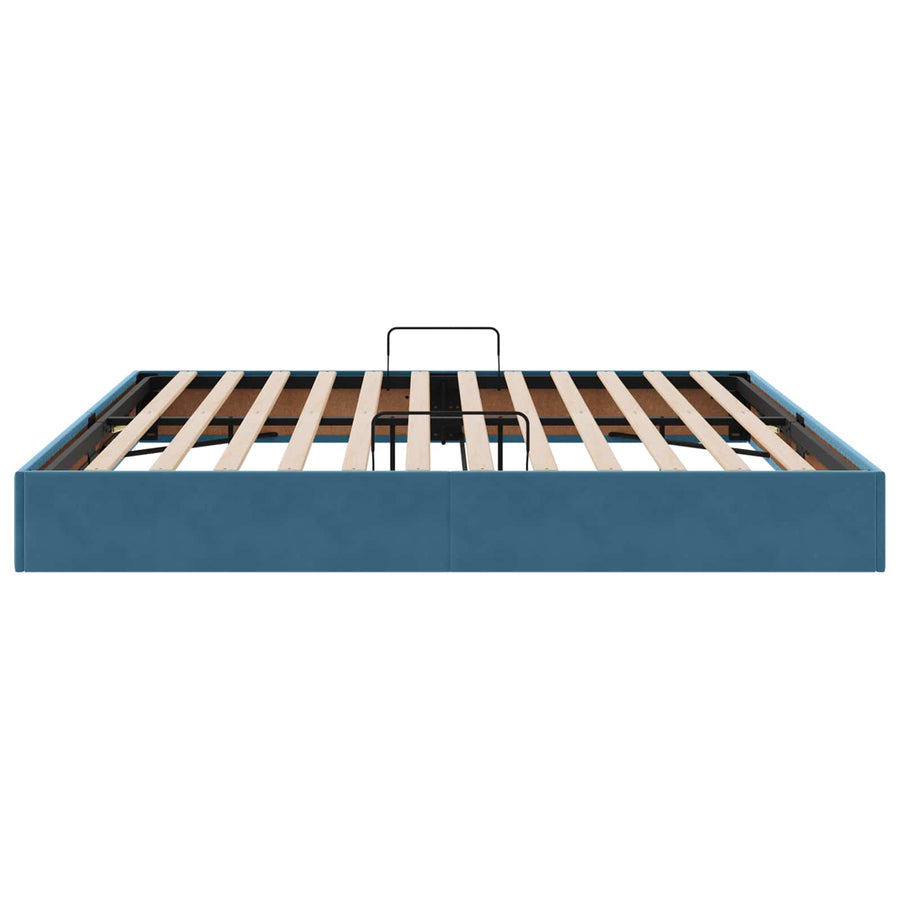 Ottoman Bedframe met Opslag met opslag Fluweel