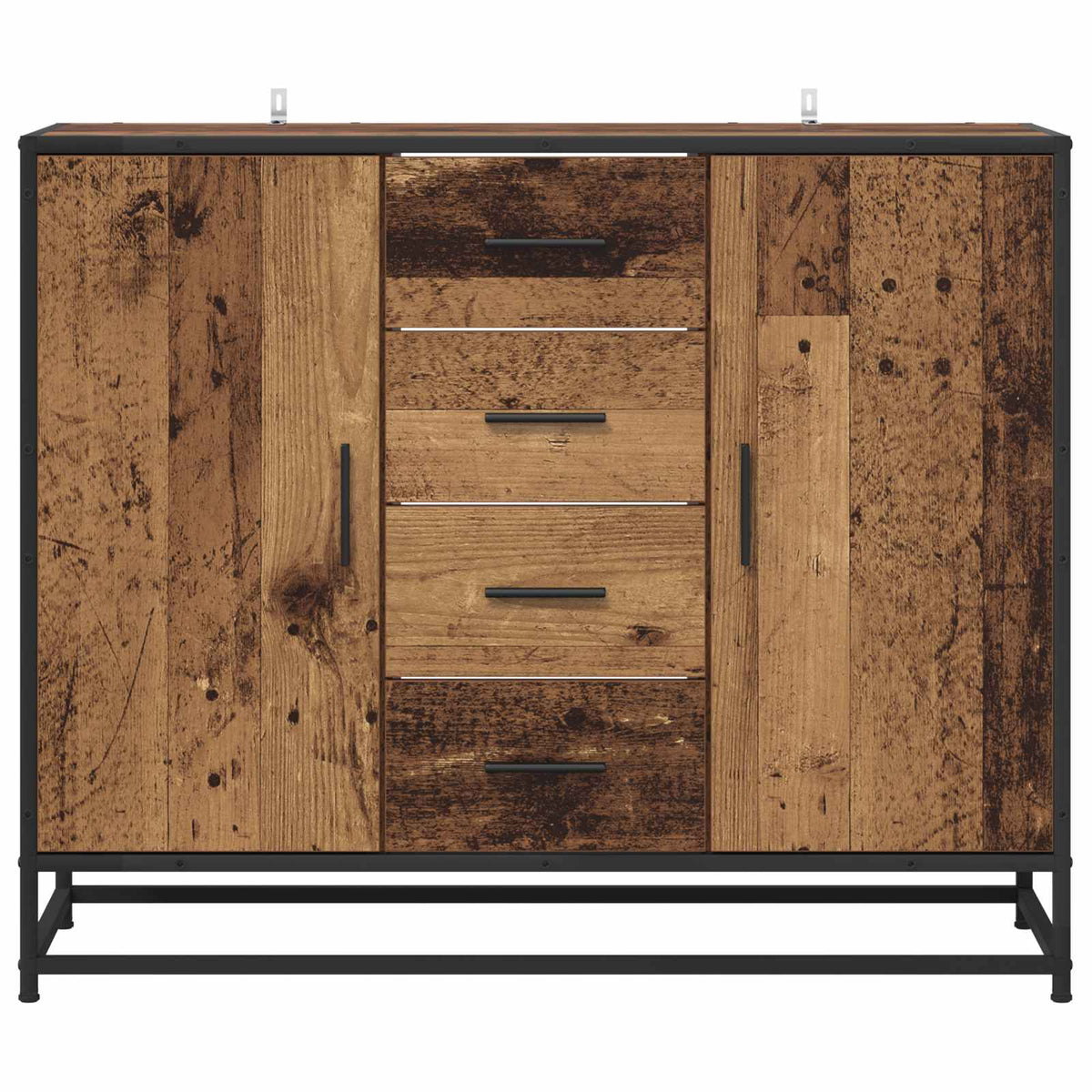 Dressoir Oud hout 92 x 35 x 76 cm Bewerkt hout