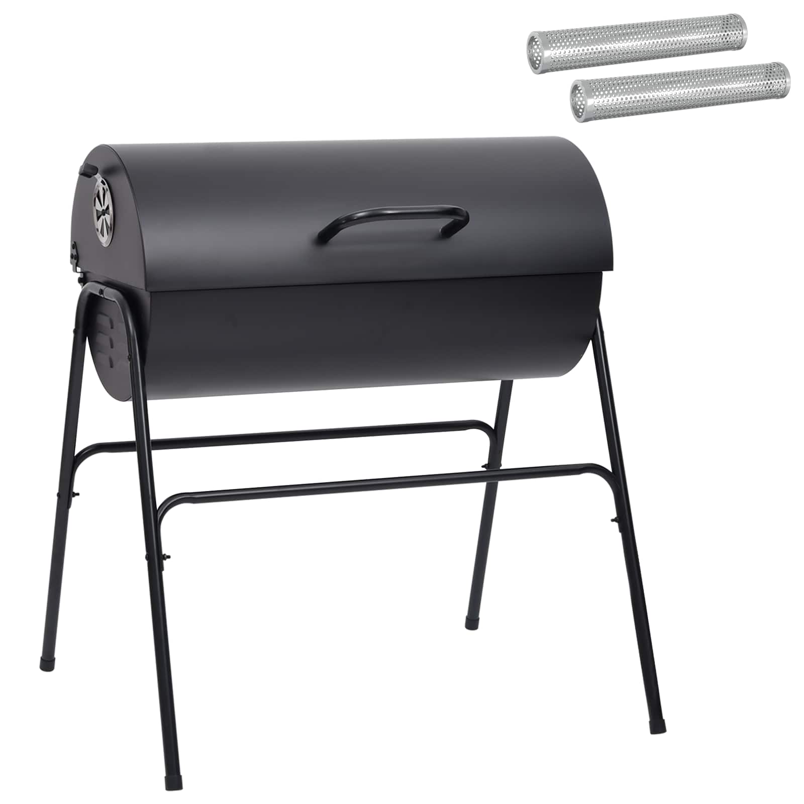 Buiten Grill 3 st 80 x 73 x 90 cm Metaal Zwart
