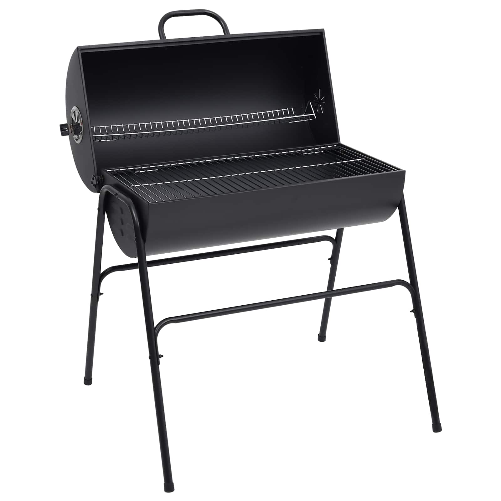 Buiten Grill 3 st 80 x 73 x 90 cm Metaal Zwart