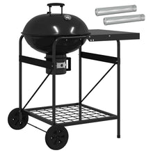 Houtskoolgrill met Rookbuizen 91 x 71 x 107 cm Staal Zwart