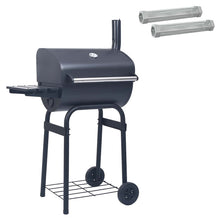 Houtskool Grill 75 x 48 x 120 cm zilver