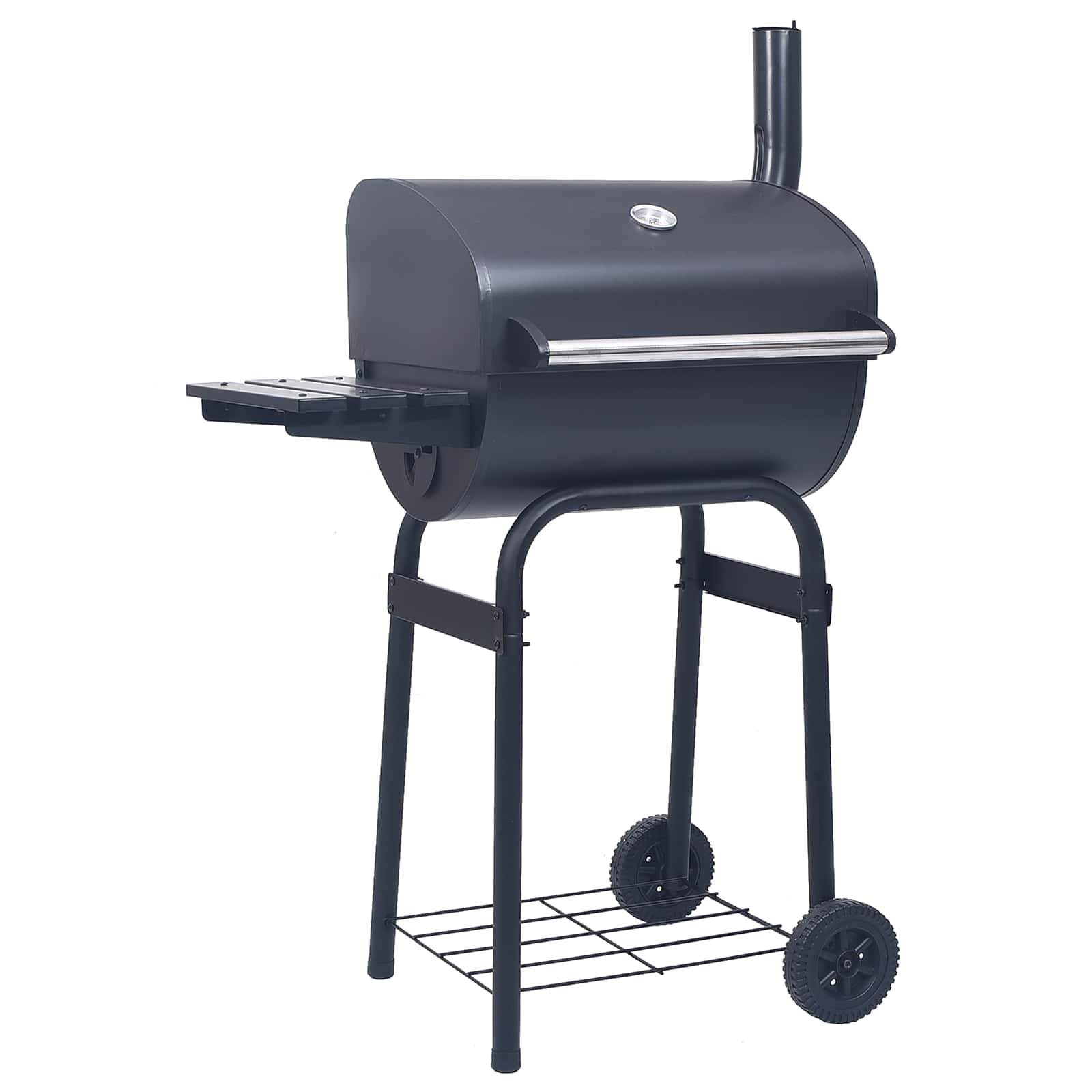 Houtskool Grill 75 x 48 x 120 cm zilver