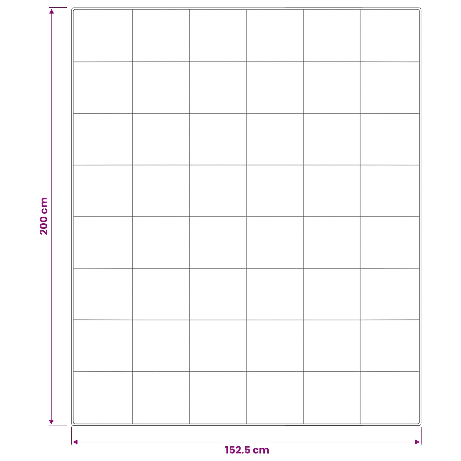 Dekbed 155x200 cm Zomer 200 GSM Australisch Wol Wit