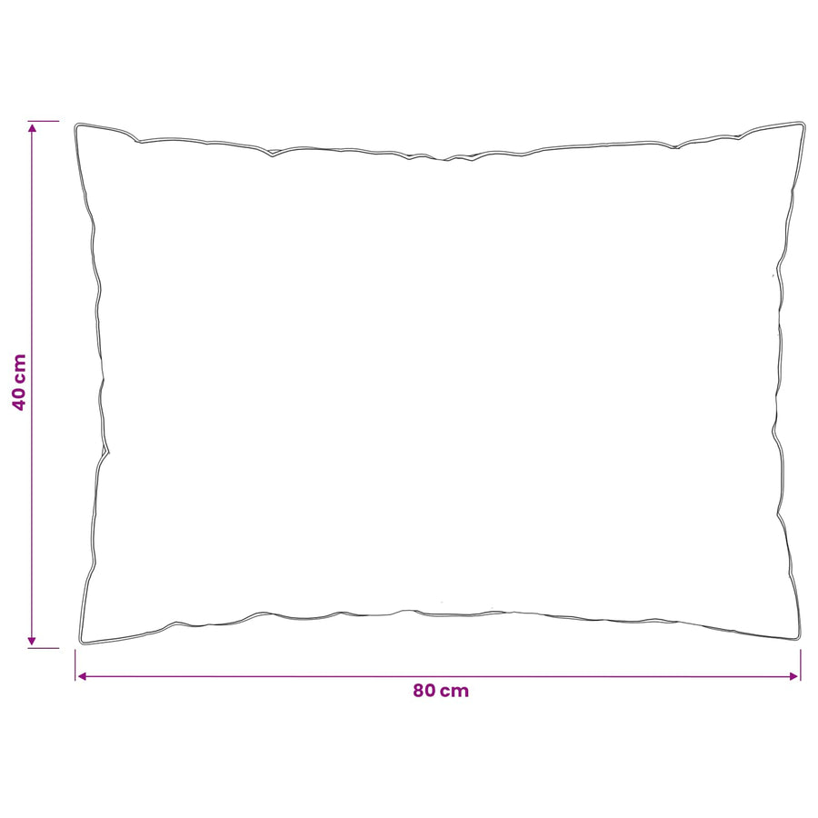 Dekbed en Kussen Set 2 st 135x200 cm Zomer 140 GSM Wol Wit