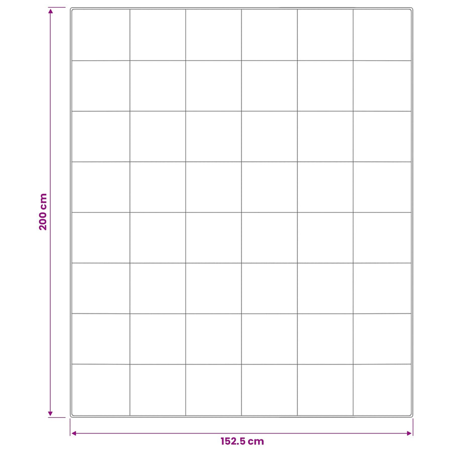 Dekbed en Kussen Set 2 st 152x203 cm Zomer 140 GSM Wol Wit