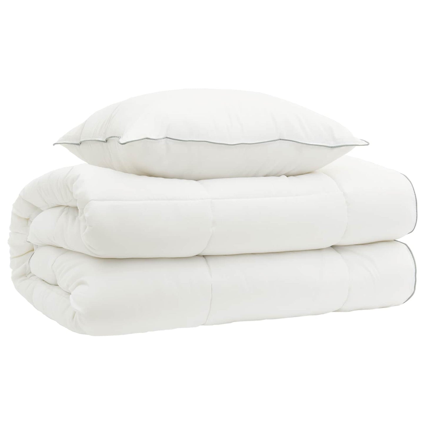 Dekbed en Kussen Set 2 st 137x200 cm 4 seizoenen 140+220 GSM