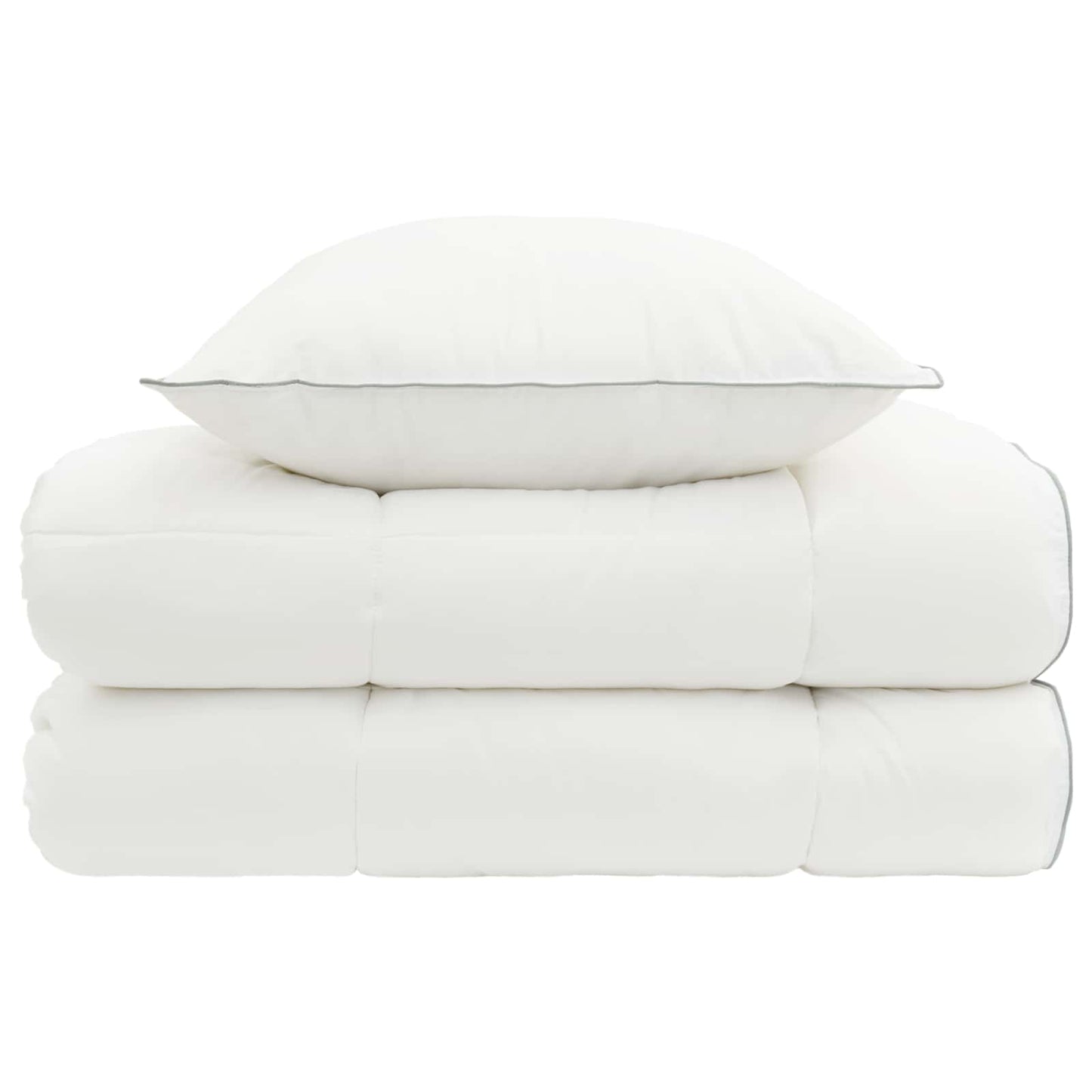 Dekbed en Kussen Set 2 st 137x200 cm 4 seizoenen 140+220 GSM