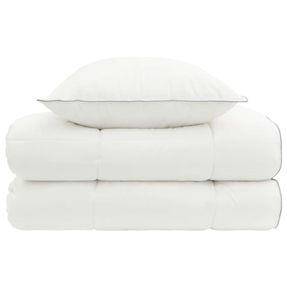 Dekbed en Kussen Set 2 st 137x200 cm 4 seizoenen 140+220 GSM
