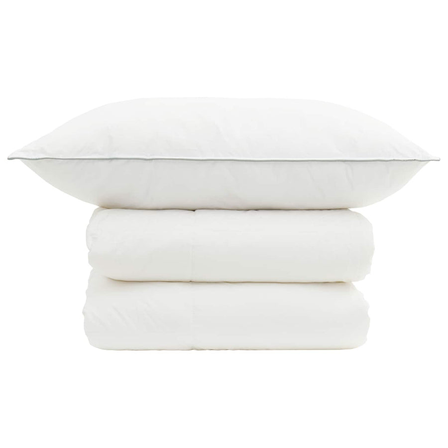 Dekbed en Kussen Set 2 st 152x203 cm 4 seizoenen 140+220 GSM