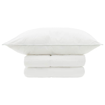 Dekbed en Kussen Set 2 st 137x200 cm Zomer 200 GSM Wol Wit