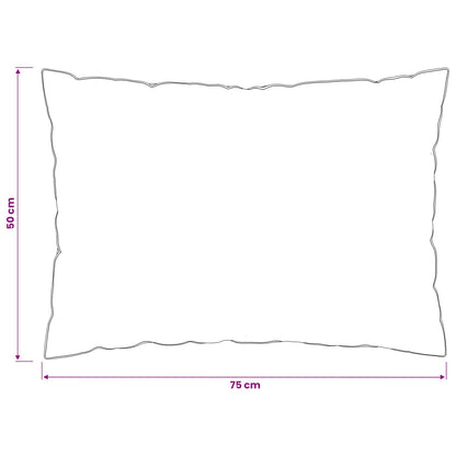 Dekbed en Kussen Set 2 st 140x200 cm Winter 450 GSM Wol Wit