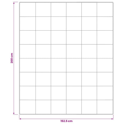 Dekbed en Kussen Set 2 st 150x200 cm Winter 450 GSM Wol Wit