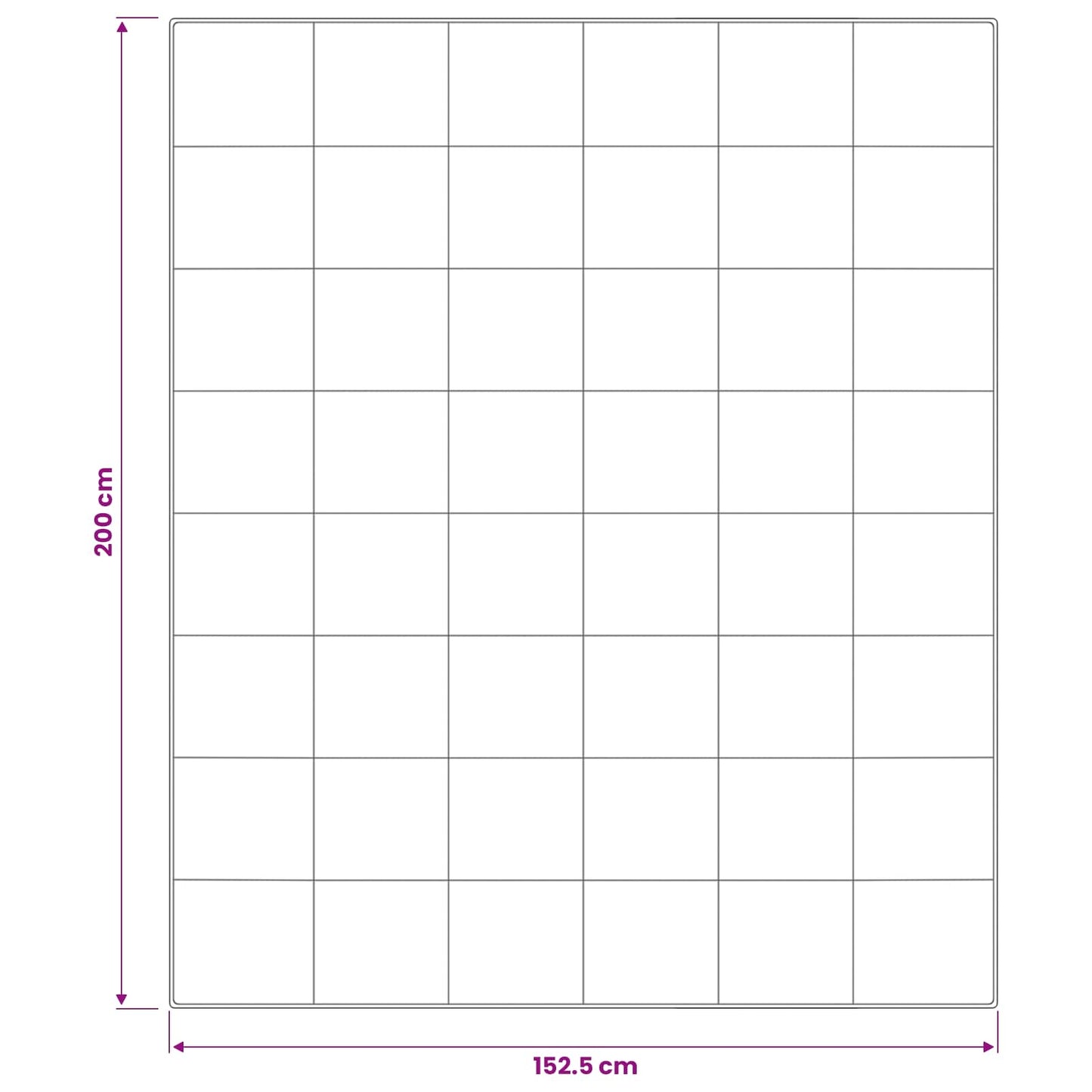 Dekbed en Kussen Set 2 st 152x203 cm Winter 450 GSM Wol Wit